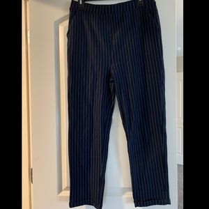 Work flowy pants. Old navy with pine strips